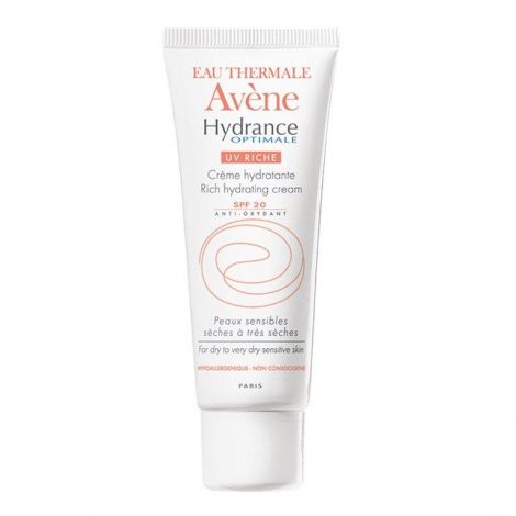 Авен Гидранс Оптималь UV20 Риш крем для лица увлажняющий защитный 40мл