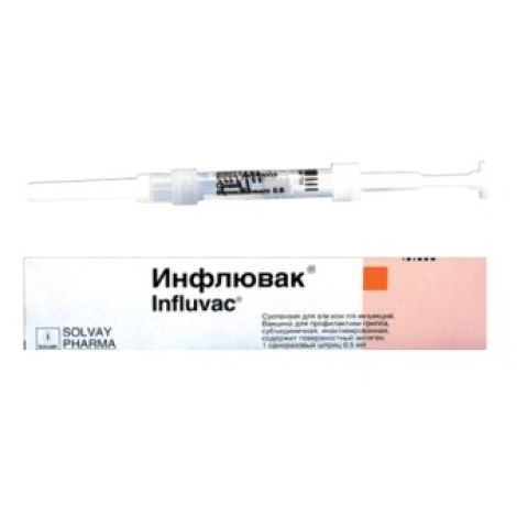 Инфлювак шприц суспензия 0,5мл