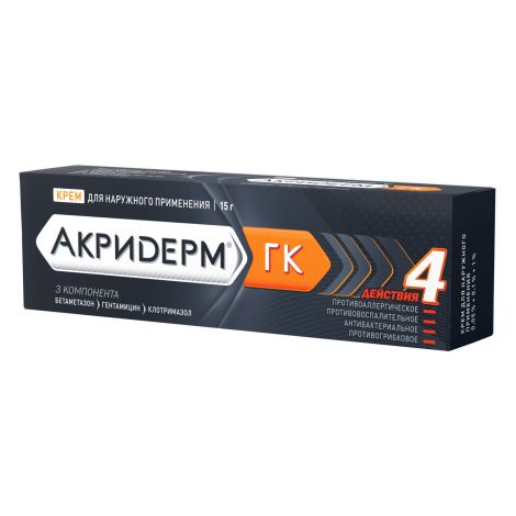 Акридерм ГК крем 15г №5