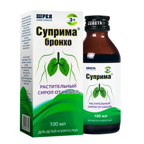 Суприма-Бронхо Сироп 100мл – Купить В Аптеке По Цене 316,00 Руб В.