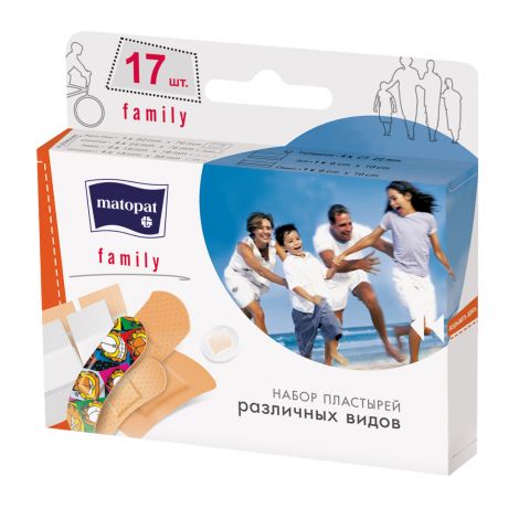 Матопат пластырь Фемили № 17
