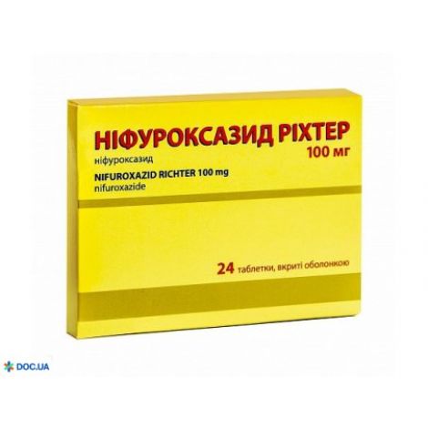 Нифуроксазид Таб.П/О 100мг №24 – Купить В Аптеке По Цене 108,00.