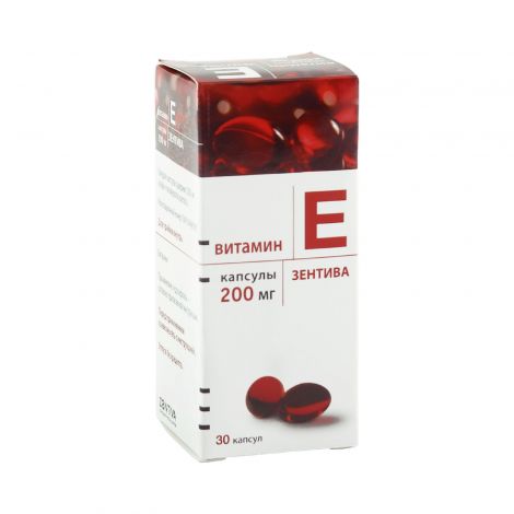 Витамин Е капс. 200мг №30 (Zentiva / Slovakofarma) купить в Москве по  низкой цене в интернет аптеке Ригла | код товара:428