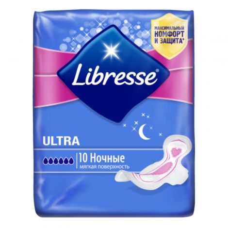 Либресс прокладки гигиенические Ультра ночные № 10
