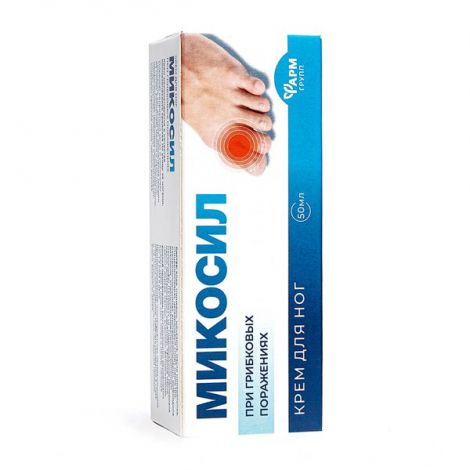 Фармгрупп микосил крем для ног при грибковых поражениях туба 50мл №2