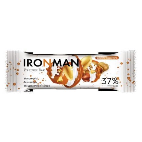 Протеин бар Батончик без глазури 37% арахис-карамель 50г № 12 №2