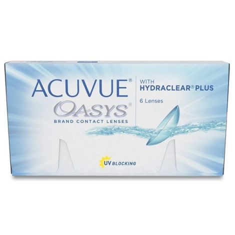 Акувью oasys with hydraclear plus двухнедельные контактные линзы 8,4/14,0/+2,00 №6