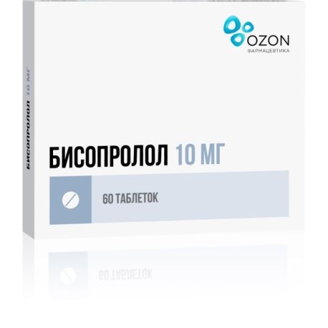 Бисопролол таб.п/о плен. 10мг №60