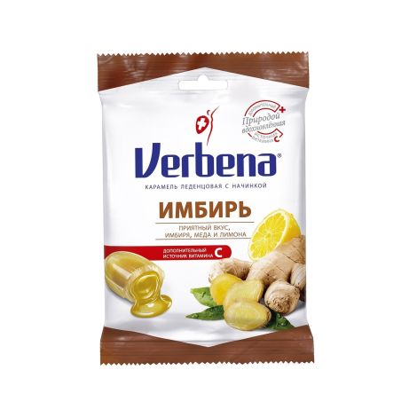 Вербена имбирь карамель леденц с начинкой 60,0