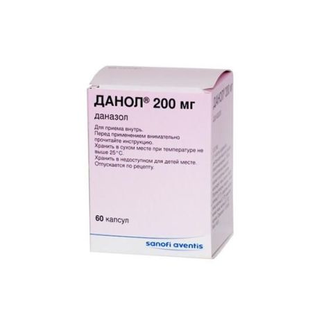Данол капс. 200мг №60