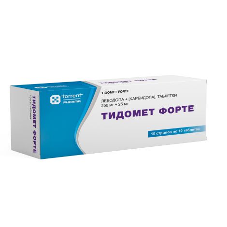 Тидомет форте таблетки №100