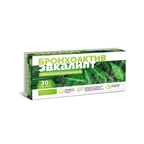 эвкалипт бронхоактив n30 табл д/расс массой 950мг