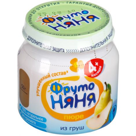 ФрутоНяня пюре груша 110г