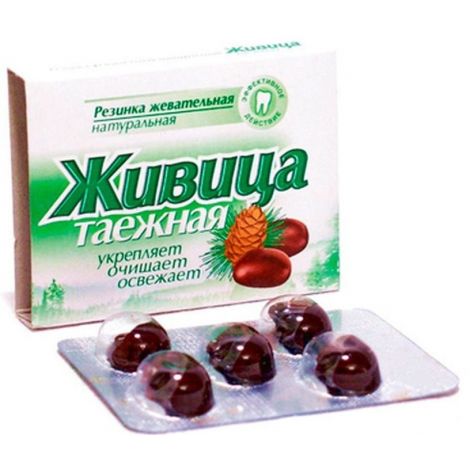 Живица таежная жев.резинка №5