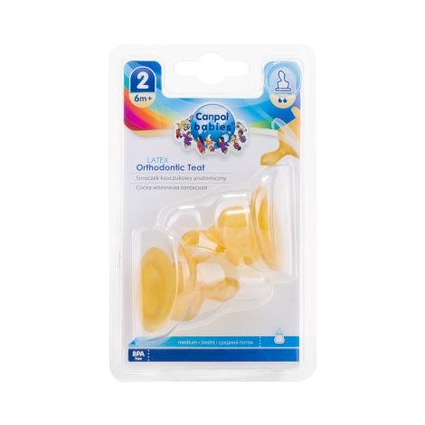 Канпол соска латекс ортодонтическая средняя №2 23102 №2