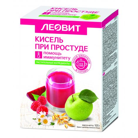 Леовит кисель При простуде 20г