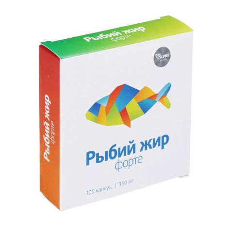 Рыбий жир форте таб. 350мг №100