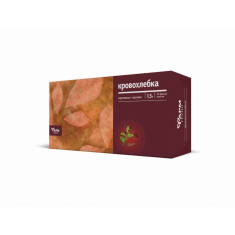 Кровохлебка корневища с корнями ф/п 1,5г №20