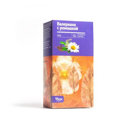 Валериана с ромашкой ф/п 1,5г №20