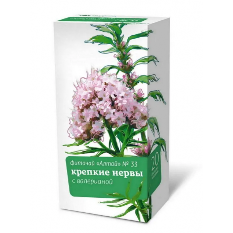 Фиточай Алтай №33 Крепкие нервы 2.0 №20 ф/п