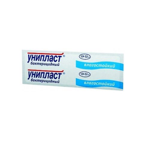 Унипласт лейкопластырь бактерицидный 1,9х7,2см №1