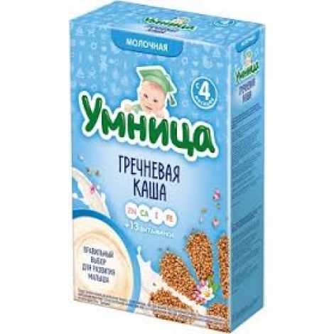 Умница каша молочная гречка 250г