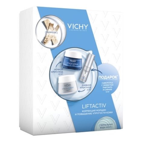 Виши ЛифтАктив СхР набор крем против морщин для норм./комб.кожи 50мл+крем ночной против морщин 50мл+крем для обл.вокру глаз 15мл V905500
