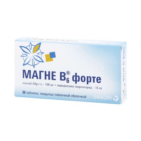 Магне В6 форте таб.п/о №30 №2