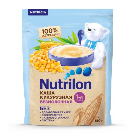 Нутрилон каша б/молочная кукуруза 180г