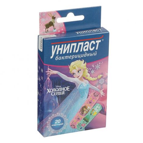Унипласт Лейкопластырь бактерицидный Холодное сердце набор № 20