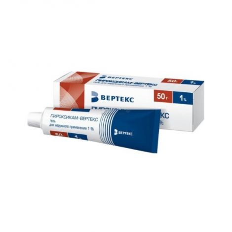 Нимесулид-Вертекс гель для наружного применения 1% 50г туба
