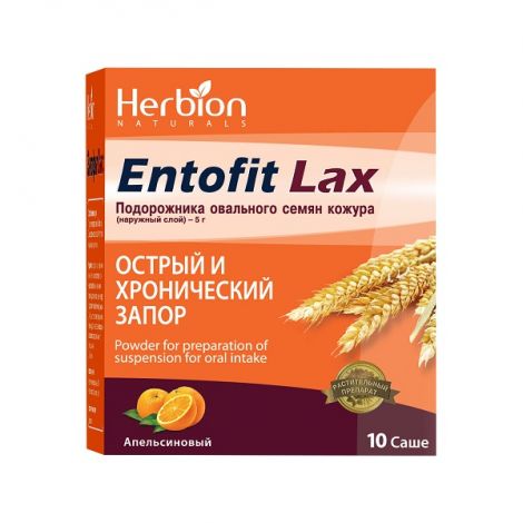 Энтофит Лакс порошок для приготовления суспензии для внутреннего приема саше 5,3г № 10/фруктовый №3