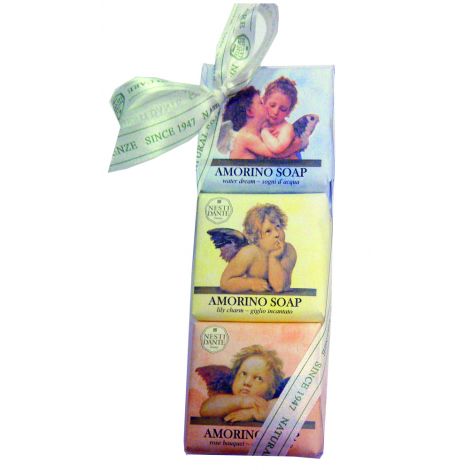 Нести Данте набор мыла Амур Мечта о море + Нежность лилии + Букет роз 150г № 3