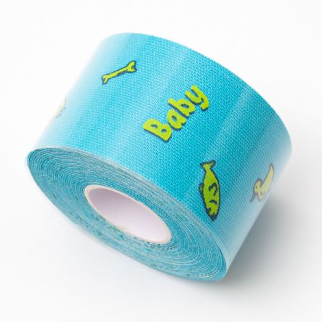 Кинексиб классик кинезио-тейп бинт нестер адгезивный Беби Крокодил для детей 2-5 лет 4смх4м