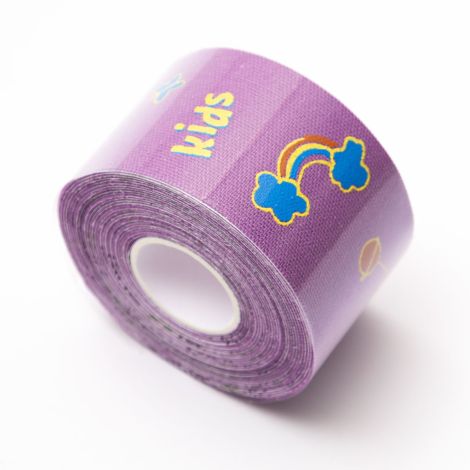 Кинексиб классик кинезио-тейп бинт нестер адгезивный Кидс Единорог для детей 5-10 лет 4смх4м