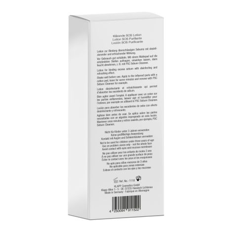 KLAPP SKIN CARE SCIENCE PSC PROBLEM SKIN CARE лосьон с цинком Болтушка 125мл №3
