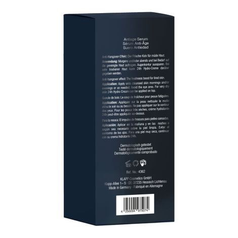 KLAPP SKIN CARE SCIENCE MEN Hangover-Age Fight сыворотка 50мл №3