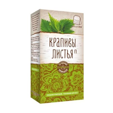 Крапива листья П ф/п 1,5г №20 БАД