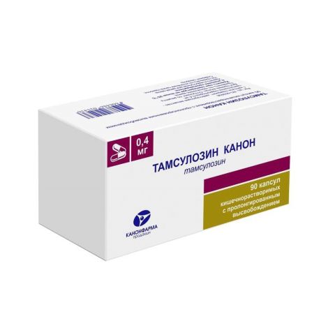 Тамсулозин-Канон капс. киш.раст. с пролонг. высв. 0,4мг №90