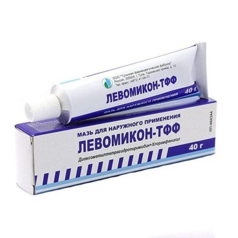 Левомикон-ТФФ мазь д/нар прим 40г