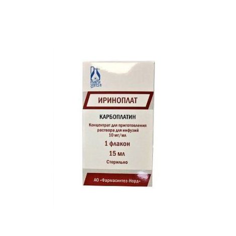 Ириноплатконцентрат для приготовления раствора для инфузий 10мг/мл 15мл 