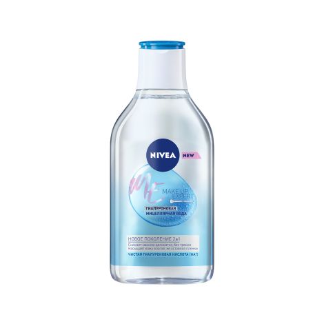 Нивея Мейк-ап эксперт вода мицеллярная гиалуроновая флакон 400мл 94058