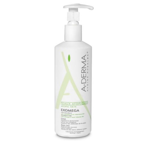 А-Дерма Экзомега молочко для тела смягчающее для атопичной кожи 200мл