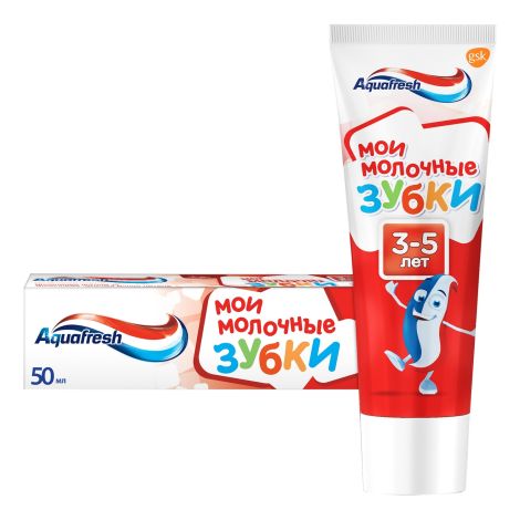 Аквафреш паста зубная Мои молочные зубки д/детей от 3 до 5 лет 50мл