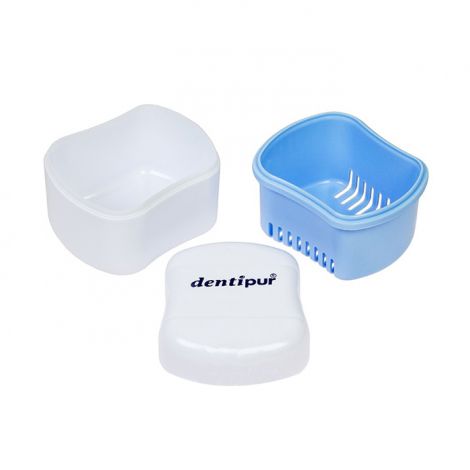 Дентипюр емкость для очистки/хранения съемных зубных протезов