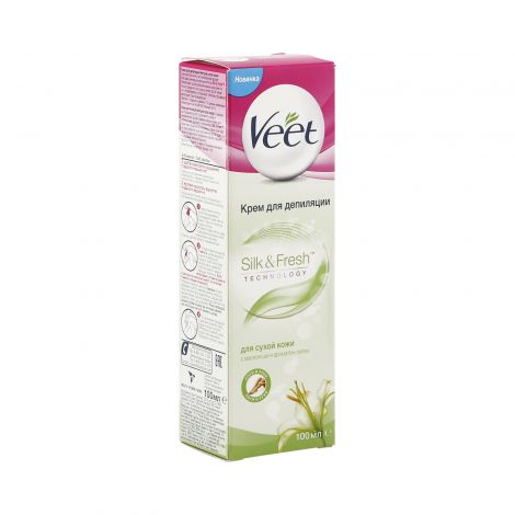 Вит крем для депиляции для сухой кожи 100мл №2