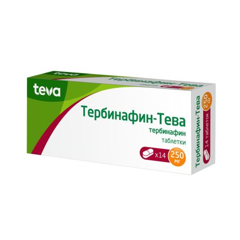 Тербинафин-Тева Таб. 250мг №14 – Купить В Аптеке По Цене 876,00.