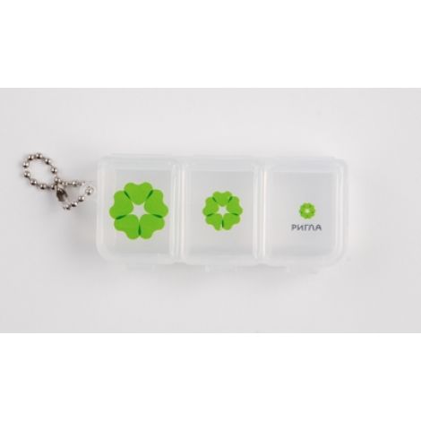 Ригла контейнер для лекарств 3отделения