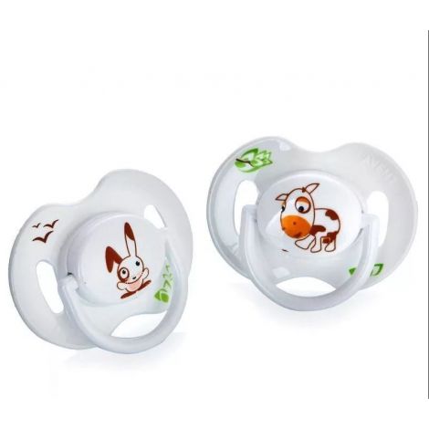 Филипс Авент пустышка Домашние животные силикон от 0 до 6мес. № 2 83510