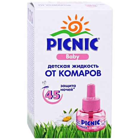 Пикник жидкость Беби 45ночей от комаров